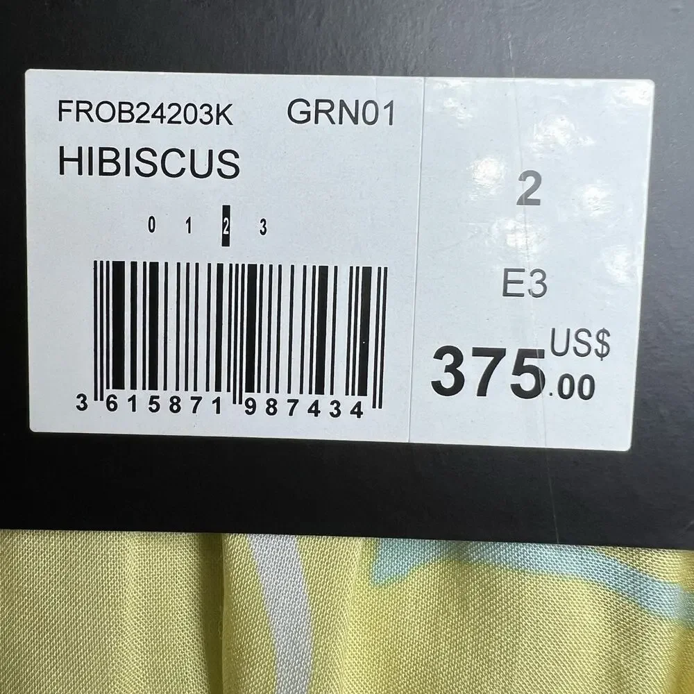 THE KOOPLES Hibiscus Empire Waist Midi Dress Size 2 New With Tags $375 - Picture 6 of 10